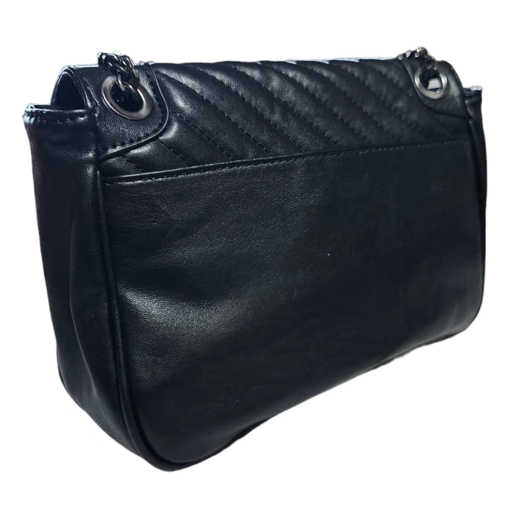 BADGLEY MISCHKA Diagonal Quilt Convertible Crossbody Bag NWOT - Picture 5 of 9